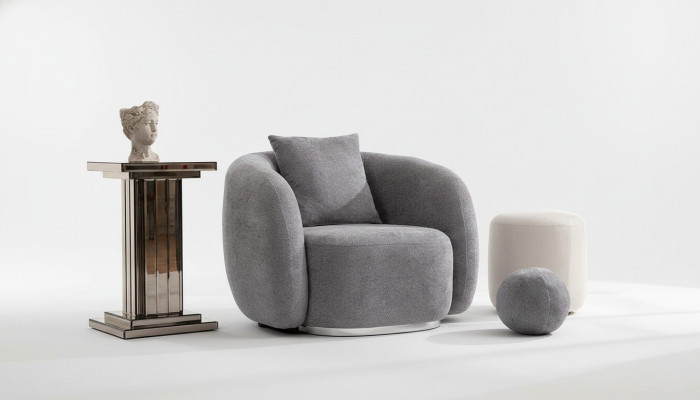 Stoel Ontwerp Bank Bank Zits Textiel Lounge Club Bekleding Luxe Zit Ontspannen