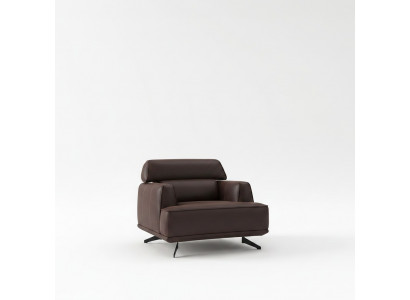 Ontwerper Bruine fauteuil gestoffeerde lounge-stoel Woonkamer meubels