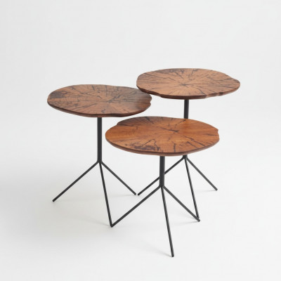 Salontafel 3x Design Woonkamertafel Moderne Meubels Luxe Tafels 3-delige Set