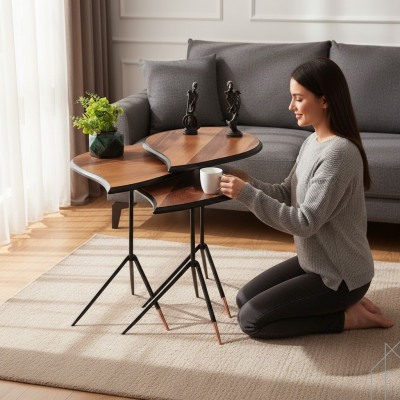 Luxe Complete 3x Salontafels Luxe Woonkamer Koffietafel Inrichting