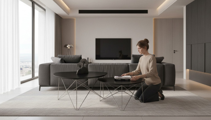 Salontafel Zwart Woonkamertafel Luxe Salontafels 2х Bijzettafel Tafel nieuw