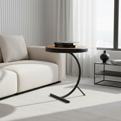 Luxe tafel salontafel hout meubels Modern interieur Bijzettafel Nieuw