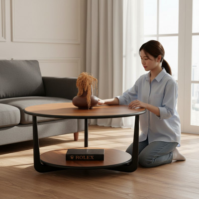 Salontafel Bruin Bijzettafel Designer Tafel Woonkamertafel Tafels Nieuw