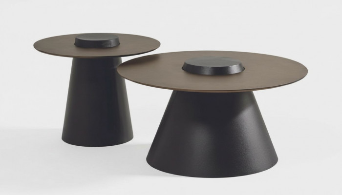 Moderne salontafel 2x koffietafel bijzettafel ontwerper tafel tafels Nieuw