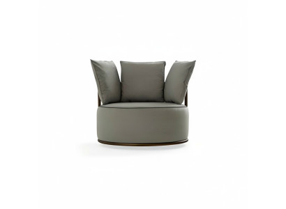 Modern Fauteuil Design Bank Bankstel Luxe Relax Textiel Lounge Bekleding Nieuw