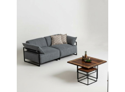 Woonkamer textiel bankstel 3-zit luxe meubel zit ontwerp bank lounge nieuw