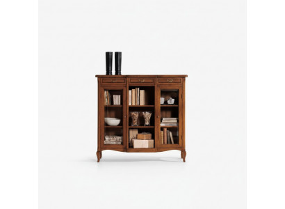 Ontwerper luxe houten vitrinekast design dressoir Italiaanse meubels