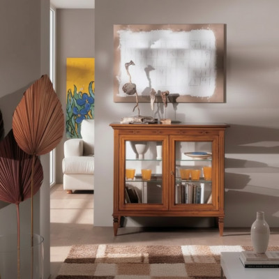 Vitrinekast Designermeubels Klassieke commode Inrichting Sideboard