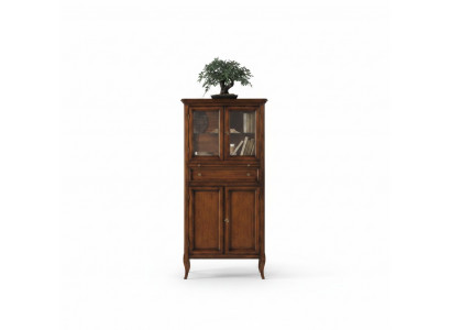 Klassieke kast meubels Bruin Vitrine Vitrinekast Glazen kast Nieuw