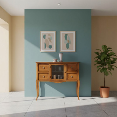 Klassiek Stijl Dressoir Sideboard Woonkamer Hout Dressoir Bruin Nieuw