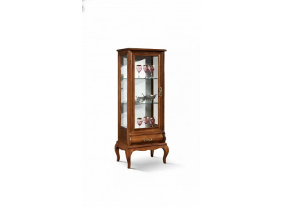 Möbel Klassisch Glasschrank Vitrine Holz Glas Schrank Schränke Regale Italien Meubels Klassieke glazen kast vitrine hout glas kast kasten rekken Italië