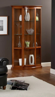 Kasten Houten Vitrine Glas Kast Vitrine Woonkamer Meubelen Dressoir