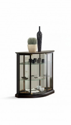 Klassieke vitrinekast kast vitrinekast kast bruin vitrine nieuw