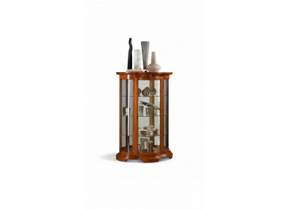 Vitrine kast Plank Woonkamer Dressoir Klassieke meubels Planken Hout