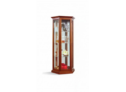 Vitrine kasten Vitrines Hout Luxe Woonkamer Meubels Kast Bruin Nieuw