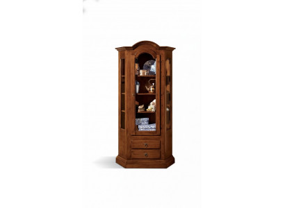 Kast Vitrine Meubels Hout Luxe Glas Kast Hout Plank Woonkamer