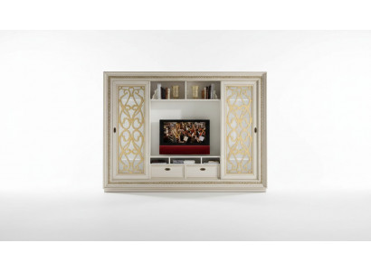TV-meubel Massief hout Modern TV-kast Woonkamerwand Echt hout Nieuw