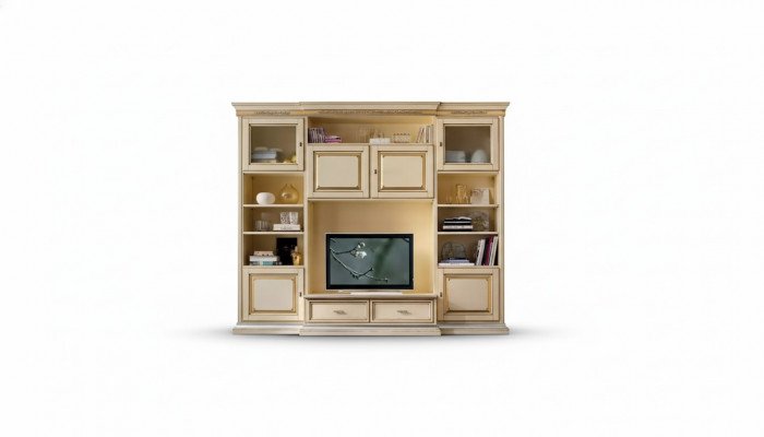 Klassieke woonwand woonkamer dressoir RTV plank muren kast nieuw