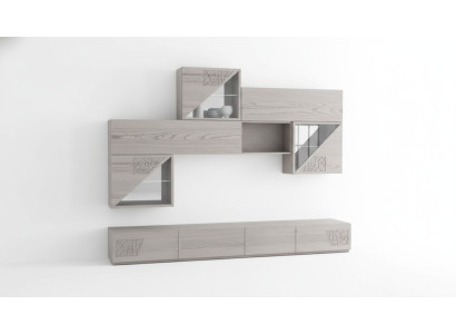 Kastwanden Plank Muur Sideboard Lage Boekenplank Houten ontwerp Kasten