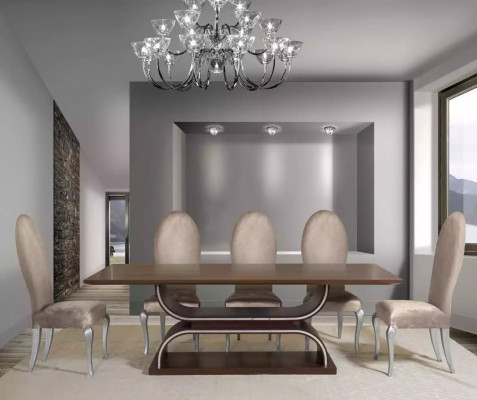 Eetkamerset Luxe Eettafel 4x Stoelen Eetgroep Tafel Compleet Set 5-delig