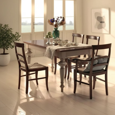 Luxe Klassieke Eettafel Hout Rechthoekig Bruin Tafel Eetkamer Eettafels Nieuw