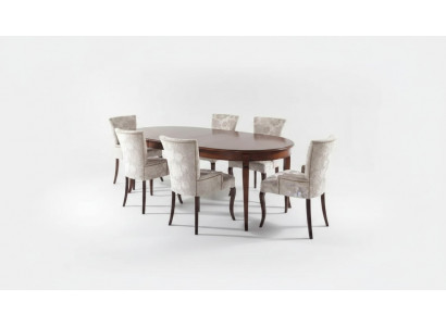 Ontwerp eetkamerset 5-delig. Meubelstoelgroep Tafel 4x Stoelen Set
