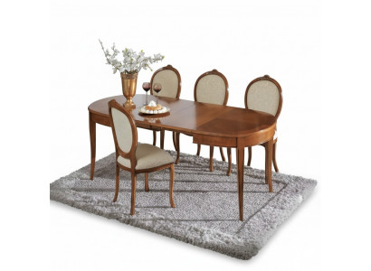 Eettafel 4x Stoelen Stoel Eetkamer Set Eetgroep Tafel Bruin Garnituur