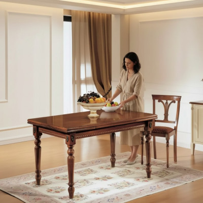 Luxe tafel Bruin Tafels Eetkamer Eettafel Italiaans Ontwerp Nieuw