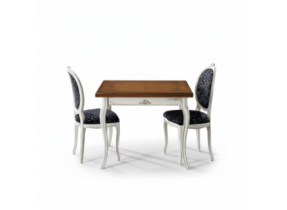Eettafel 4x Stoelen Eetkamer Set Eethoek Tafel Set Wit Nieuw