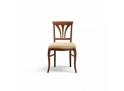 Stoel zonder armleuning Eetkamerstoel Hout Eetkamer Bruin Design Klassiek