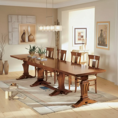 Eettafel hout Eetkamertafel Ontwerp Hout Luxe Meubels Klassiek Nieuw