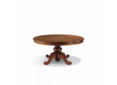 Eettafel Bruin Rond Klassieke Eetkamer Luxe Houten Tafels Ontwerp Nieuw