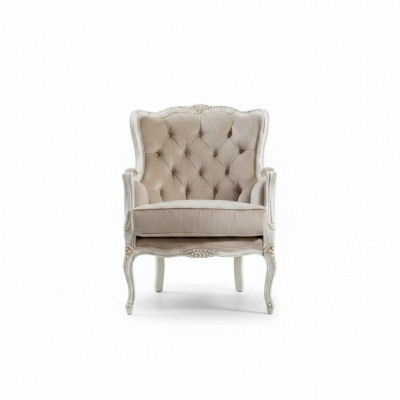 Luxe fauteuil ontwerp gestoffeerde bank woonkamer textiel 1-zits nieuw