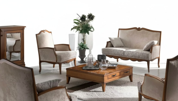 Woonkamerset Fauteuil Salontafel Bank 2-Zits Bank Zitplaats Luxe Beige Nieuw  Woonkamerset Fauteuil Salontafel Bank 2-Zits Bank Zitplaats Luxe Beige Nieuw