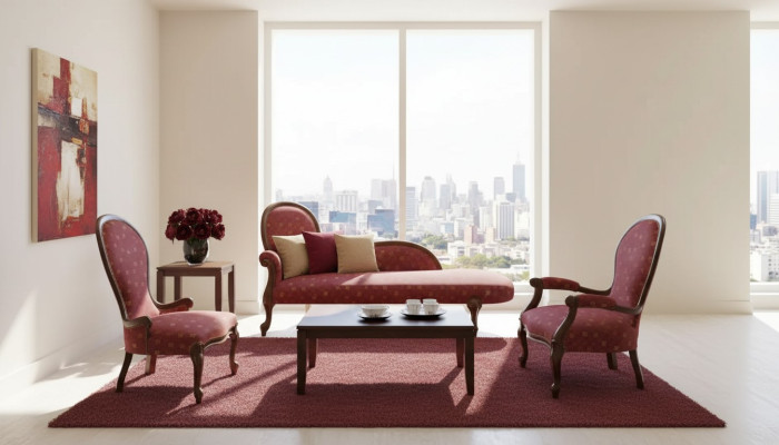Lounge Bank Ligstoel Bekleding Liggen Klassiek Chaise Longue Club Bruin Nieuw