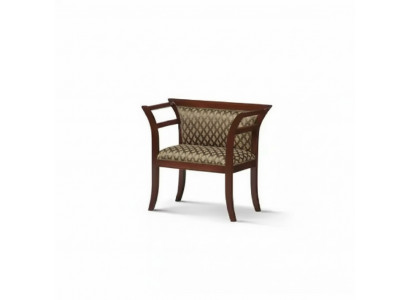 Eetkamer houten stoelen met gestoffeerde armleuningen Stoel Bruin Design Woonkamer