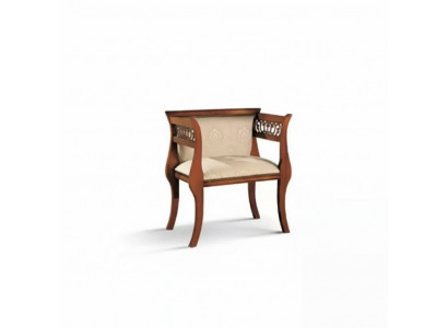 Klassieke stoel ontwerper Eetkamerstoel Luxe houten leunstoel Houten stoel