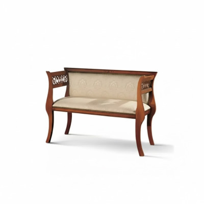 Bank Klassieke bank Luxe gestoffeerde meubels Designer zitmeubels 111x43x78