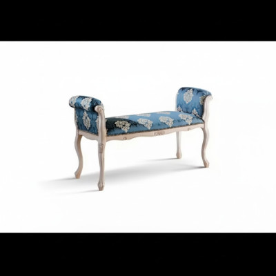 Bank zitbank bank zitmeubelen textielbank klassieke houten bank