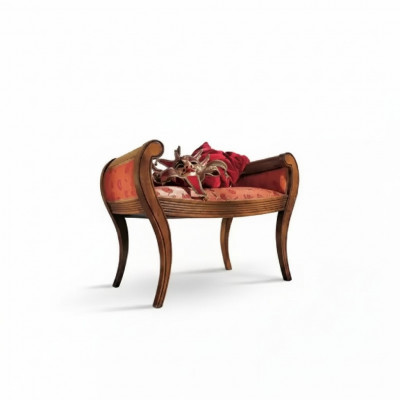 Hocker Inrichting Bank Houten Kruk Houten Zitkruk Luxe Gestoffeerde Bank