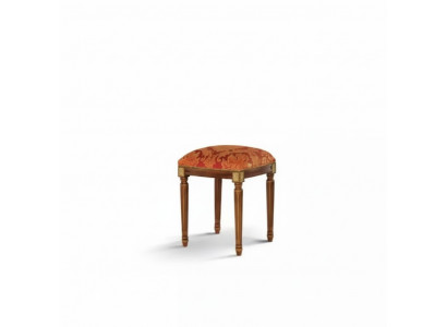 Poef Stoel Ontwerp Bekleding Voetenbank Klassiek Textiel Nieuw Ottomaans