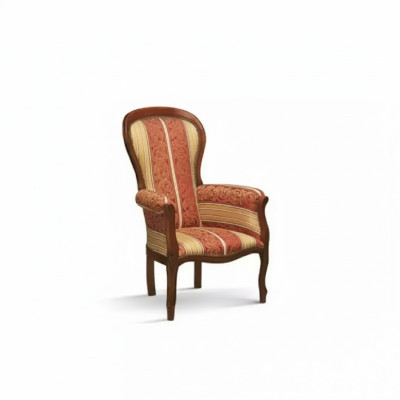 Fauteuil Eenpersoons 1-Zits Bekleding Zitting Textiel Stof Ontwerp Klassiek