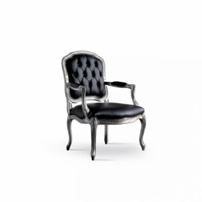 Luxe design stoel Italiaanse stijl meubels éénzitter houten fauteuil nieuw
