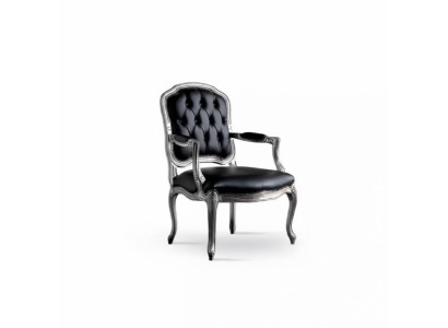 Luxe design stoel Italiaanse stijl meubels éénzitter houten fauteuil nieuw