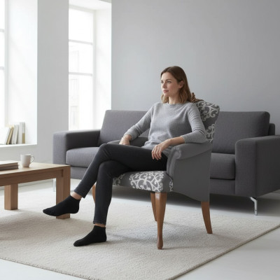 Fauteuil Woonkamer Ontwerp Elegante meubels Grijs Klassiek 1-zits Luxe