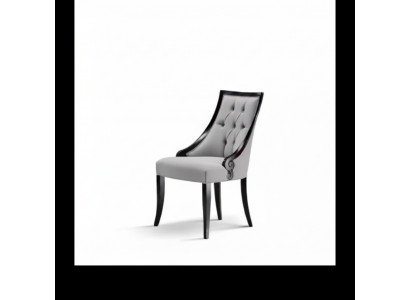 Stoel luxe meubels woonkamer eetkamer houten meubilair Grijs fauteuil nieuw.