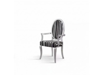 Klassieke stoel met armleuningen Eetkamer Fauteuil Lounge Luxe Nieuw.