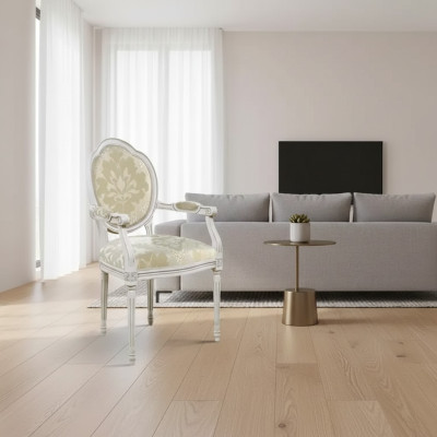 Klassiek stoelontwerp houten eetkamerstoel Luxe houten leunstoel