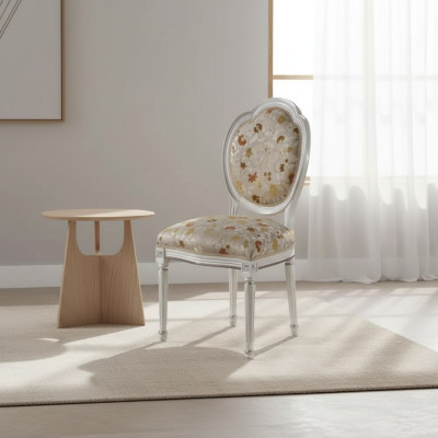 Stoel Bruin Design Woonkamer Eetkamer Hout Bekleed zonder Armleuning Nieuw