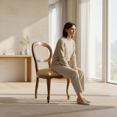 Luxe Design gestoffeerde stoel zitkamer Klassiek textiel meubels Nieuw